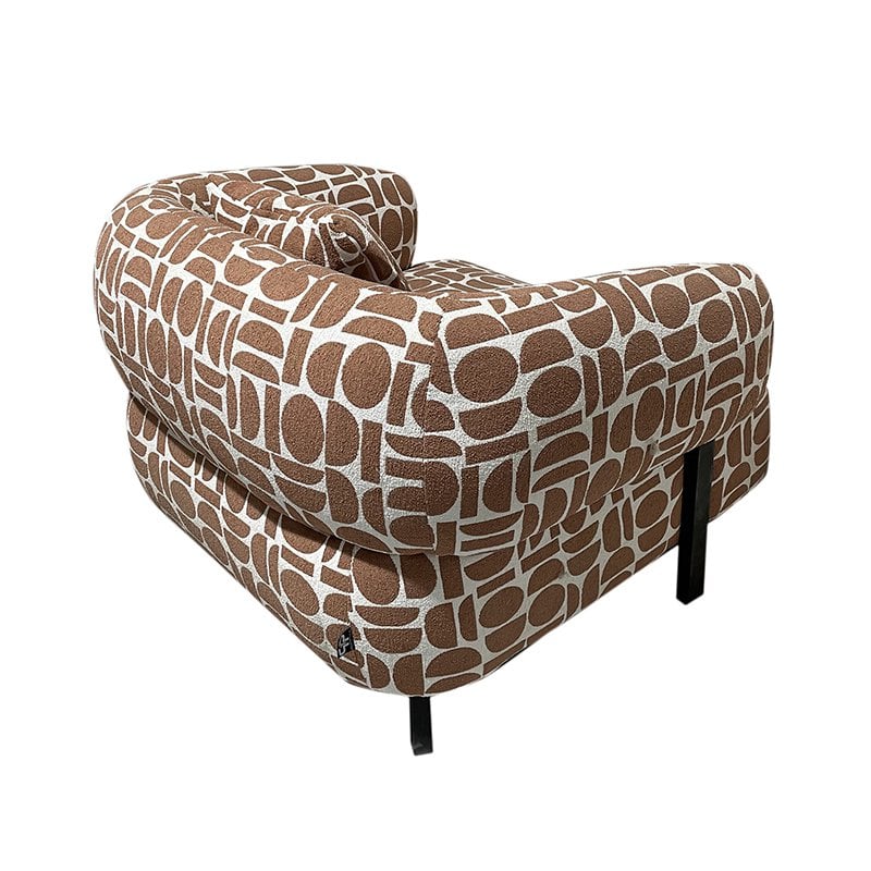 Fauteuil lounge Kathmandu Amon Terre cuite