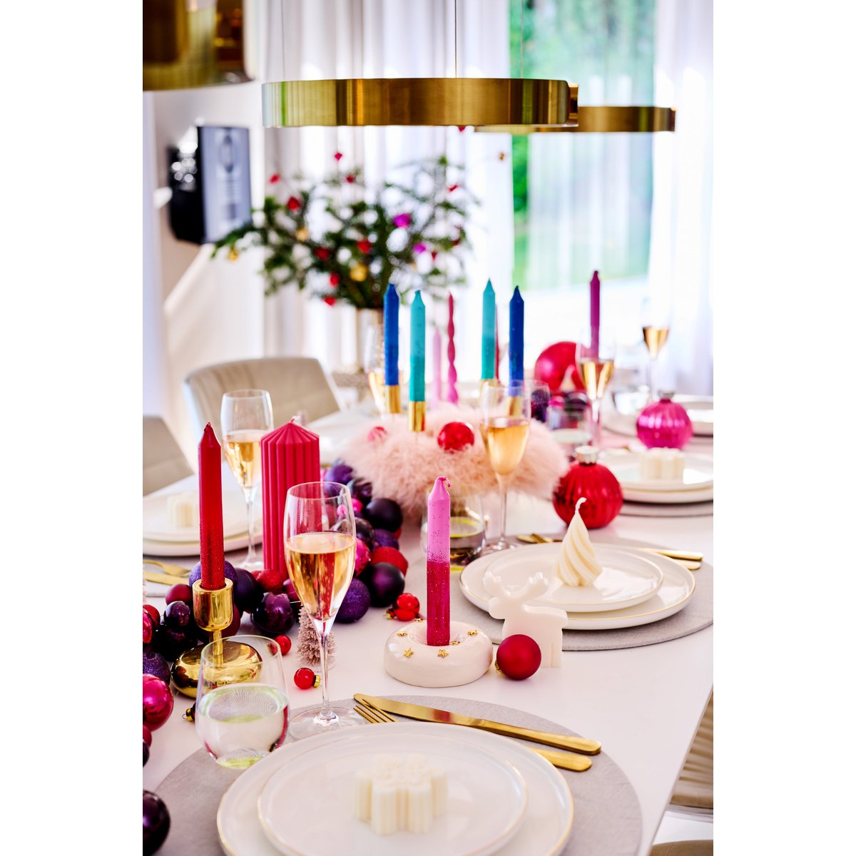 Bougeoir Verre Bulle Bubblegum