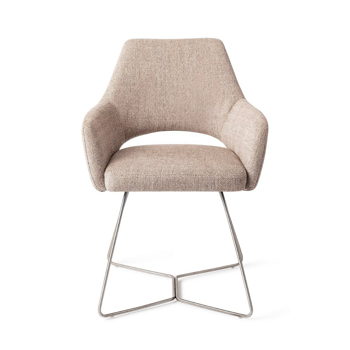 Jesper Home Yanai Chaise de salle à manger Beehive Acier