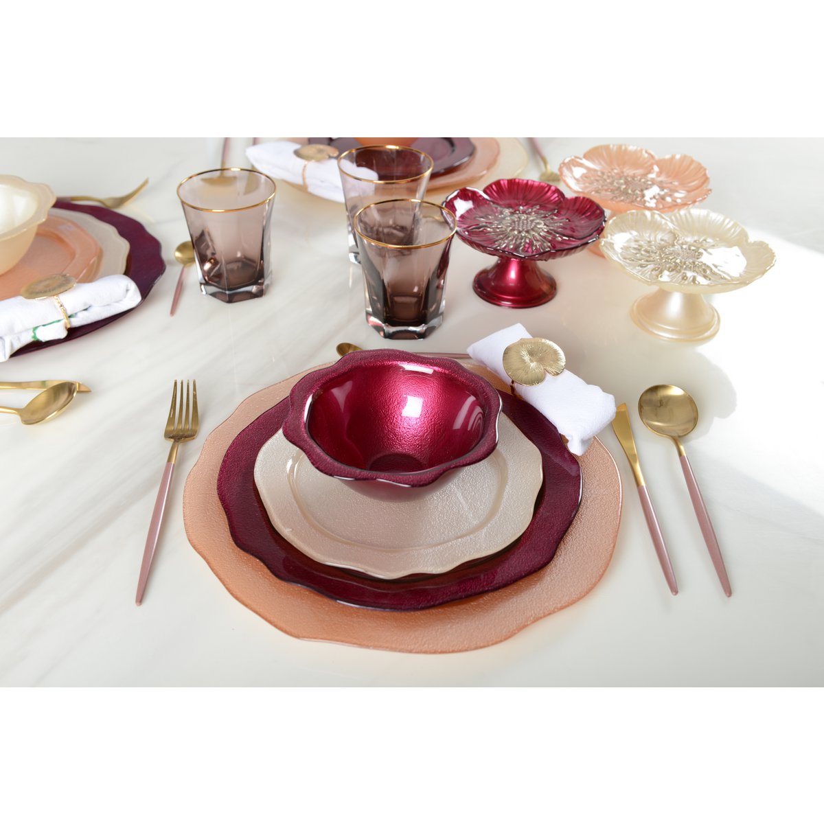 ASSIETTE PLATE FUSHIA