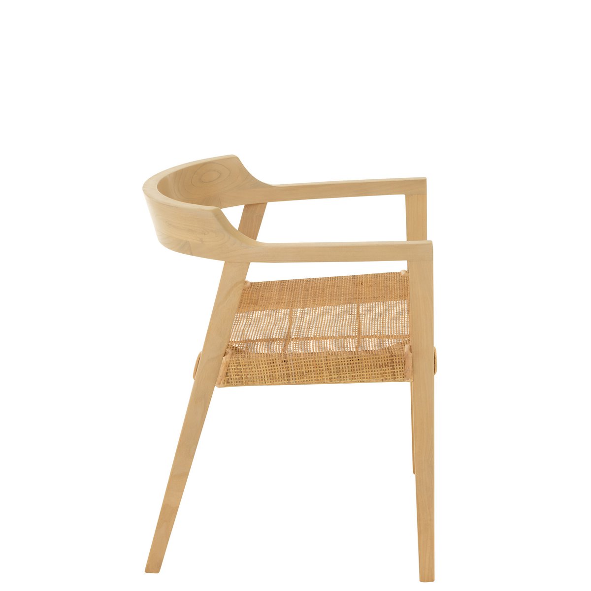 Chaise J-Line Square Open Sungkai - bois - naturel