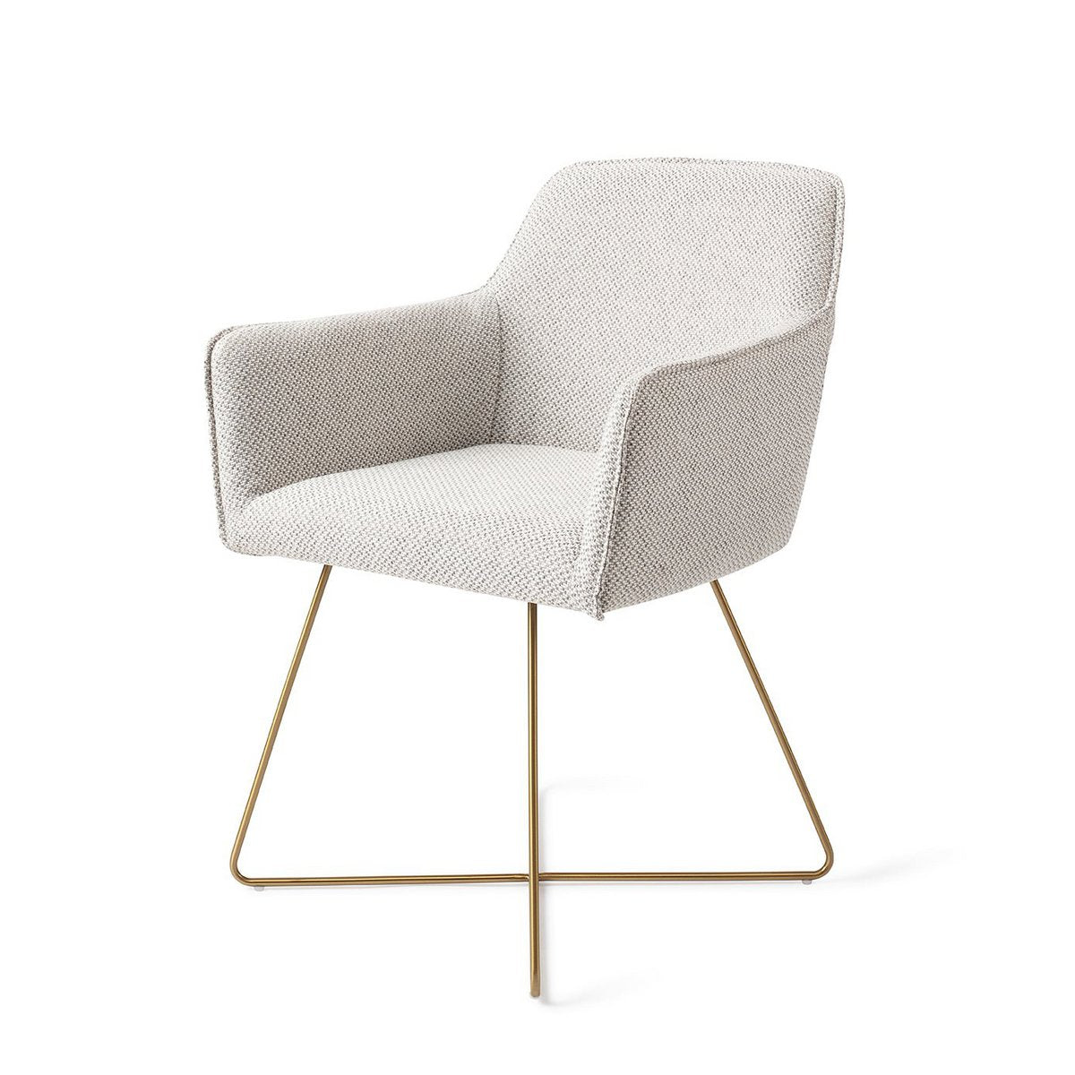 Jesper Home Hofu Chaise de salle à manger Croix Or