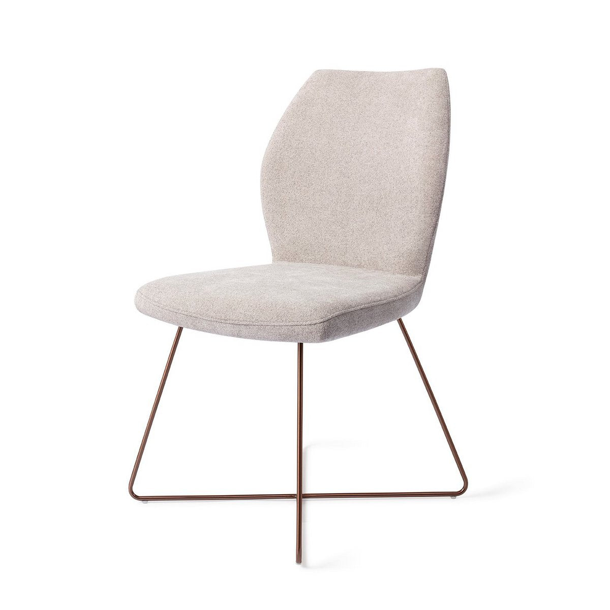 Jesper Home Ikata Chaise de salle à manger Cross Rose