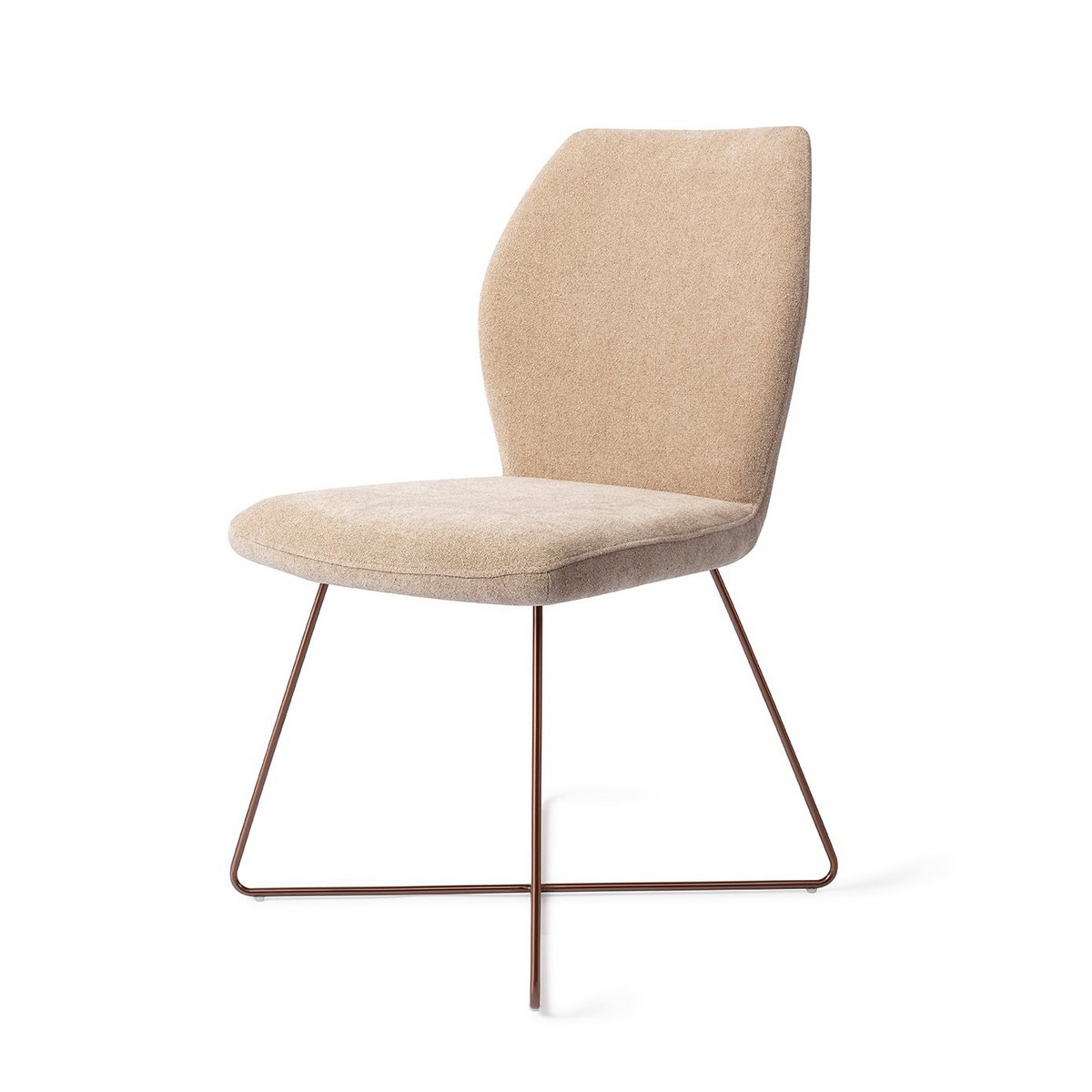Jesper Home Ikata Chaise de salle à manger Cross Rose