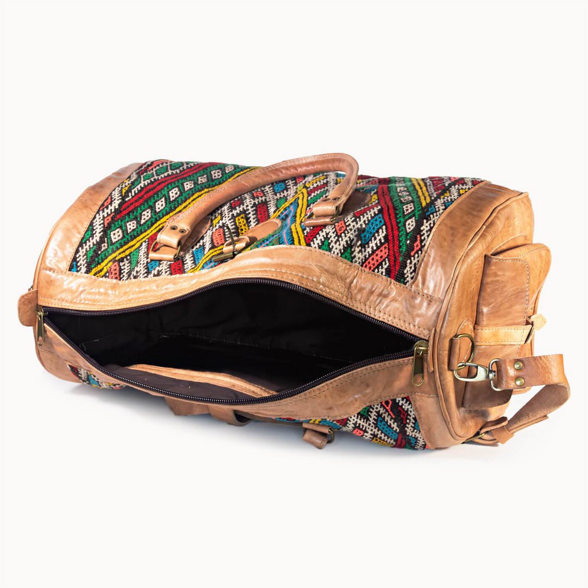 Sac en cuir 'Kilim X'