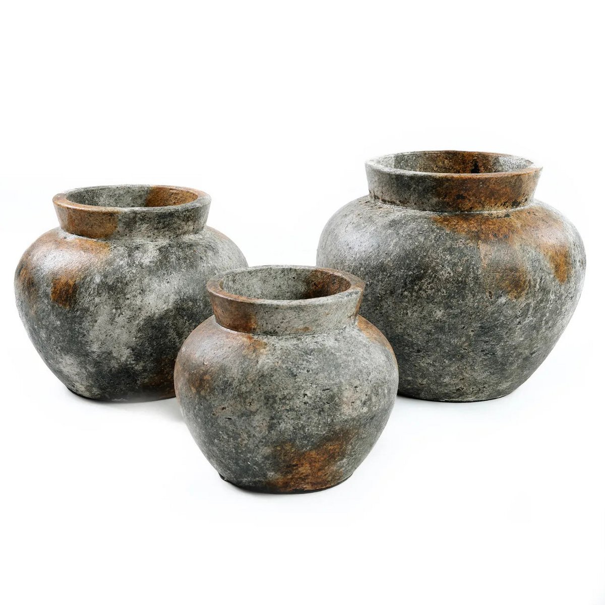 Le Vase Funky - Gris Antique - L