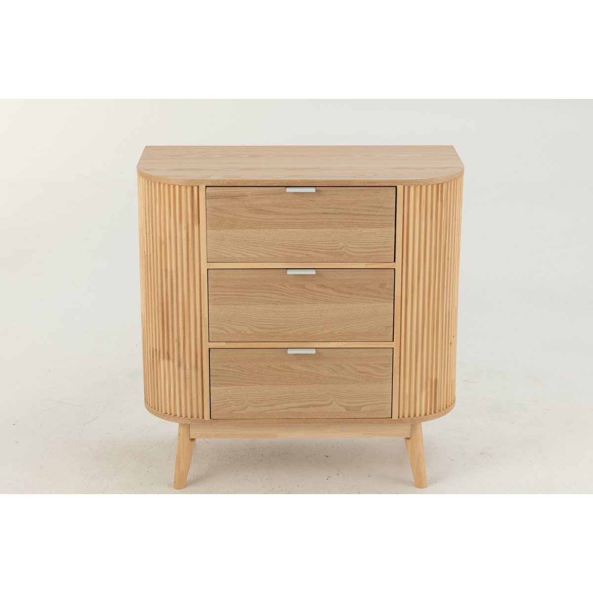 Armoire en j-line autour de mdf / denenhout naturel grand