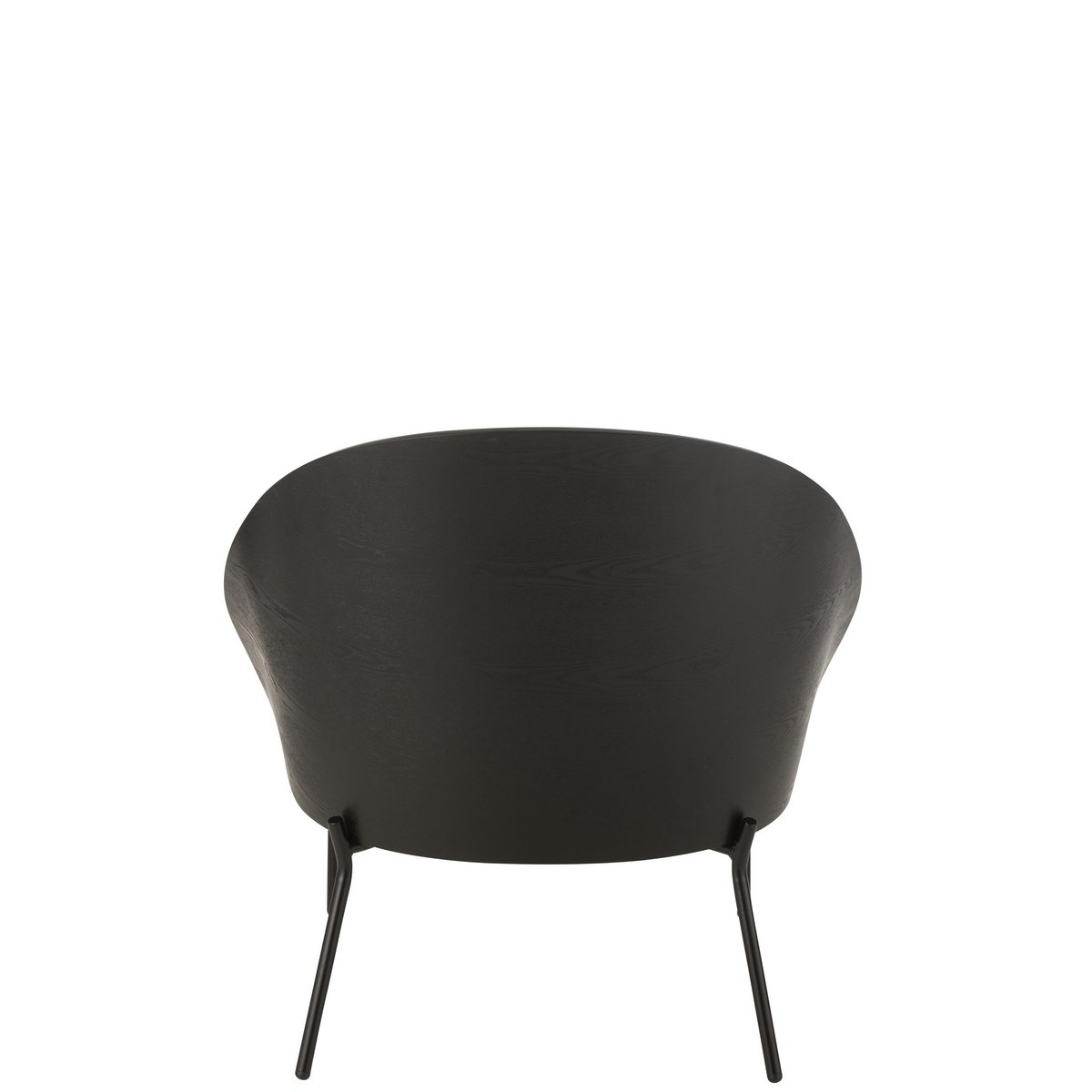 J-Line Lounge Chair Lone Wood/Métal Noir/Gris