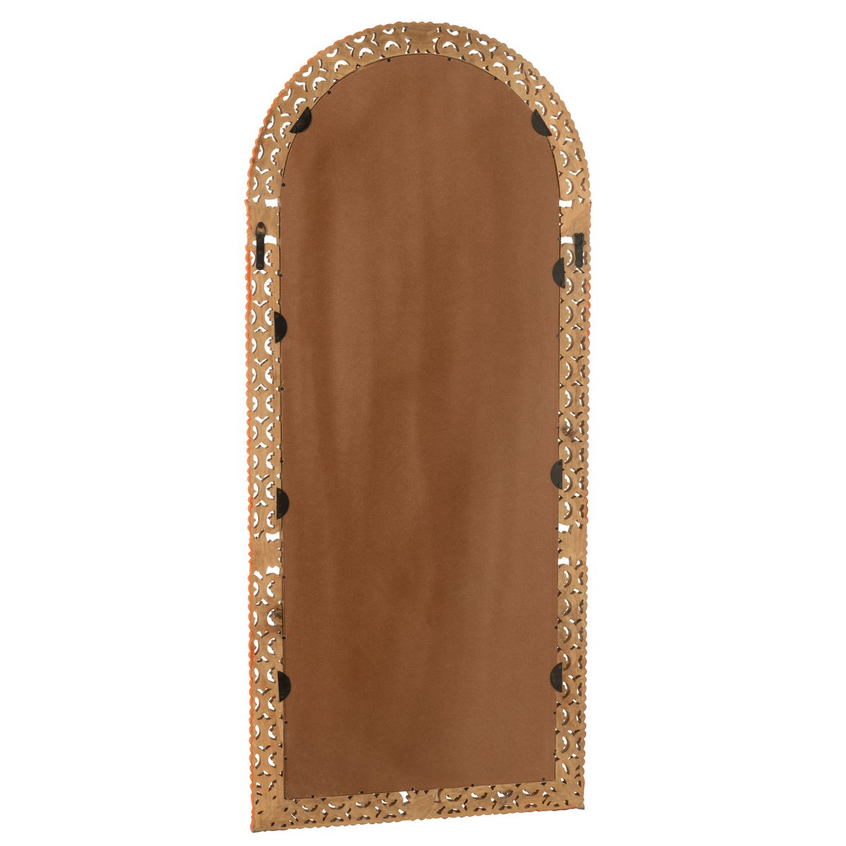 Miroir en j-line sculpté de la mangue Mumbai Mélange