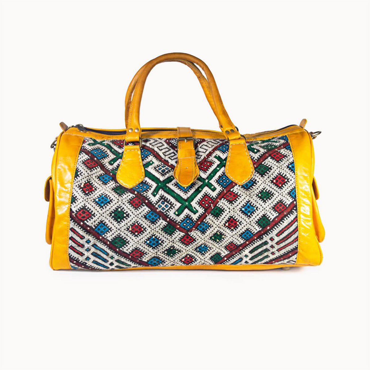 Sac en cuir 'Kilim X'
