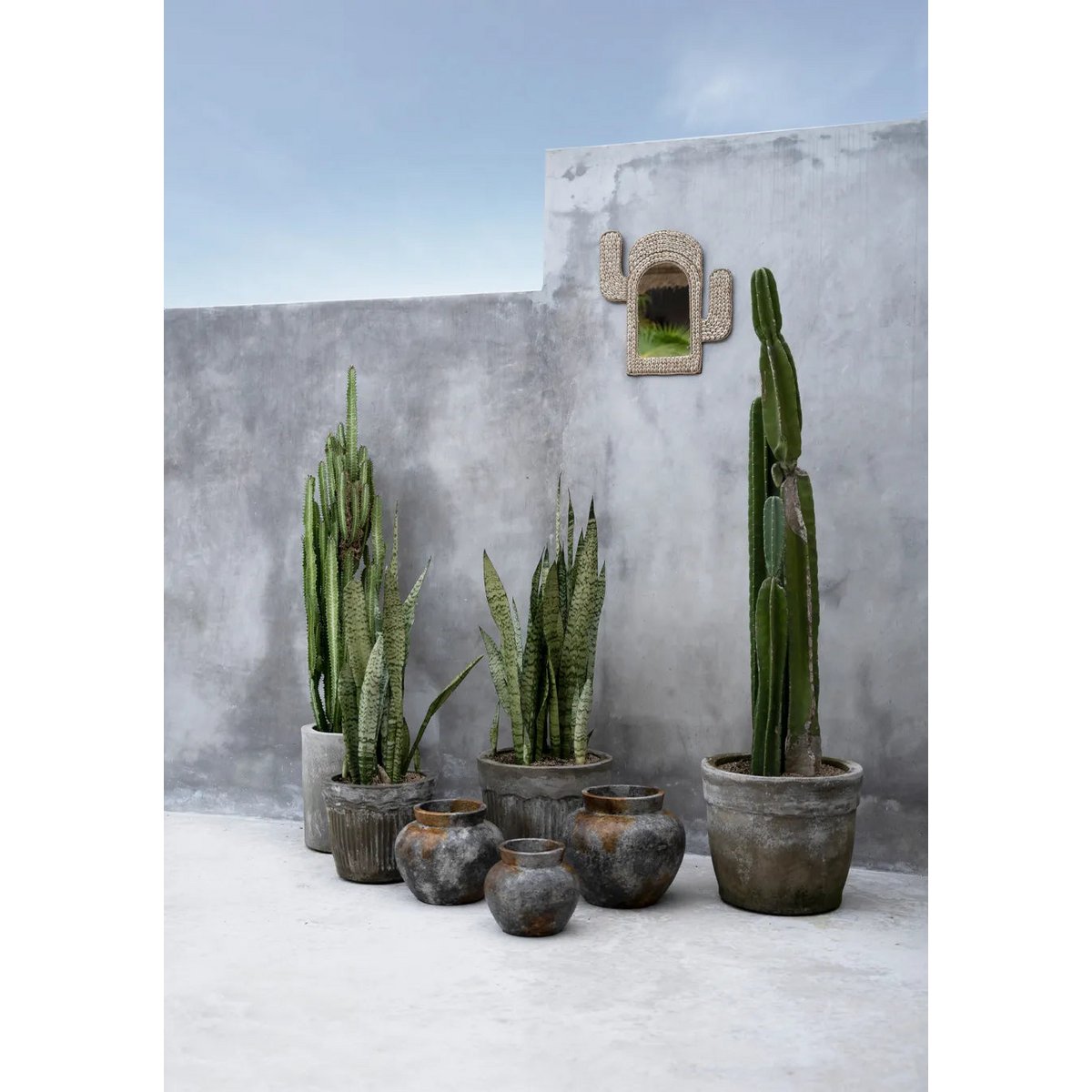 Le Vase Funky - Gris Antique - L