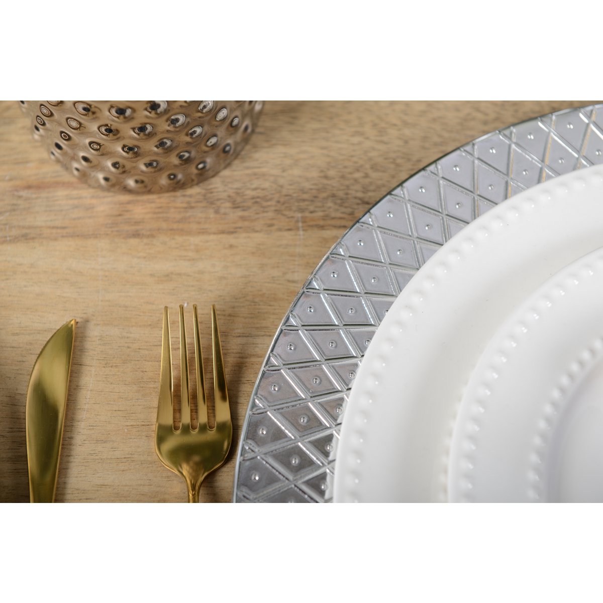 ASSIETTE A DESSERT PERLES 20 CM