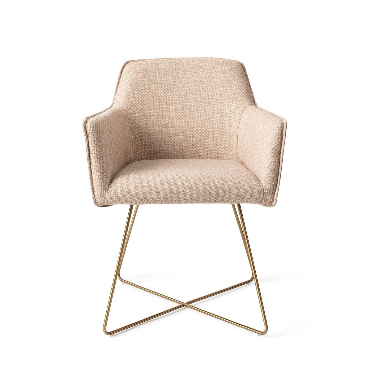 Jesper Home Hofu Chaise de salle à manger Croix Or