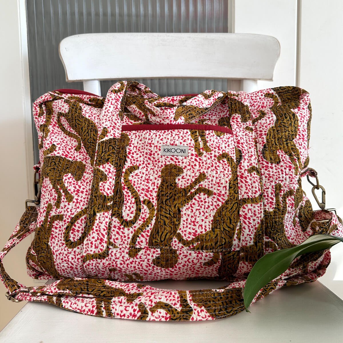 Grand sac de voyage "H.Leopard"