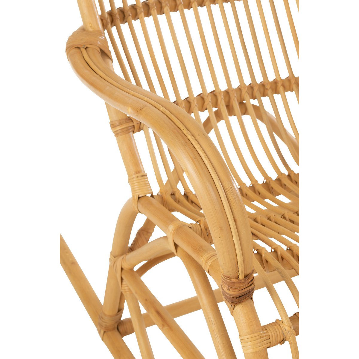 Chaise à bascule J-Line Winand - rotin - naturel