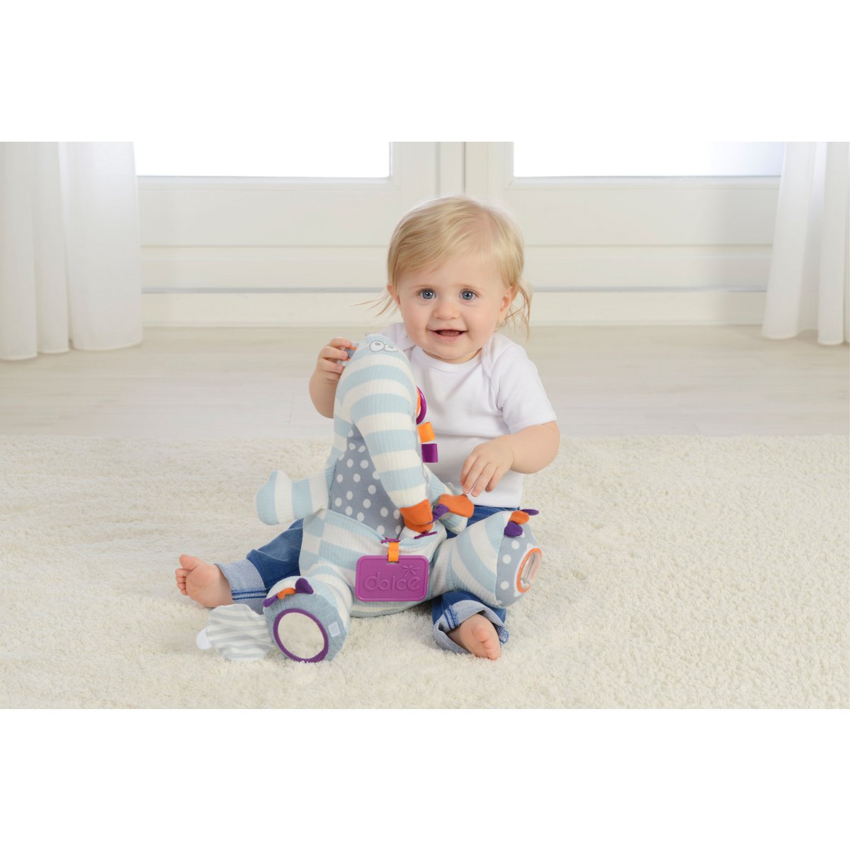 Dolce Primo doudou d'activité fourmilier Anthony - 33 cm