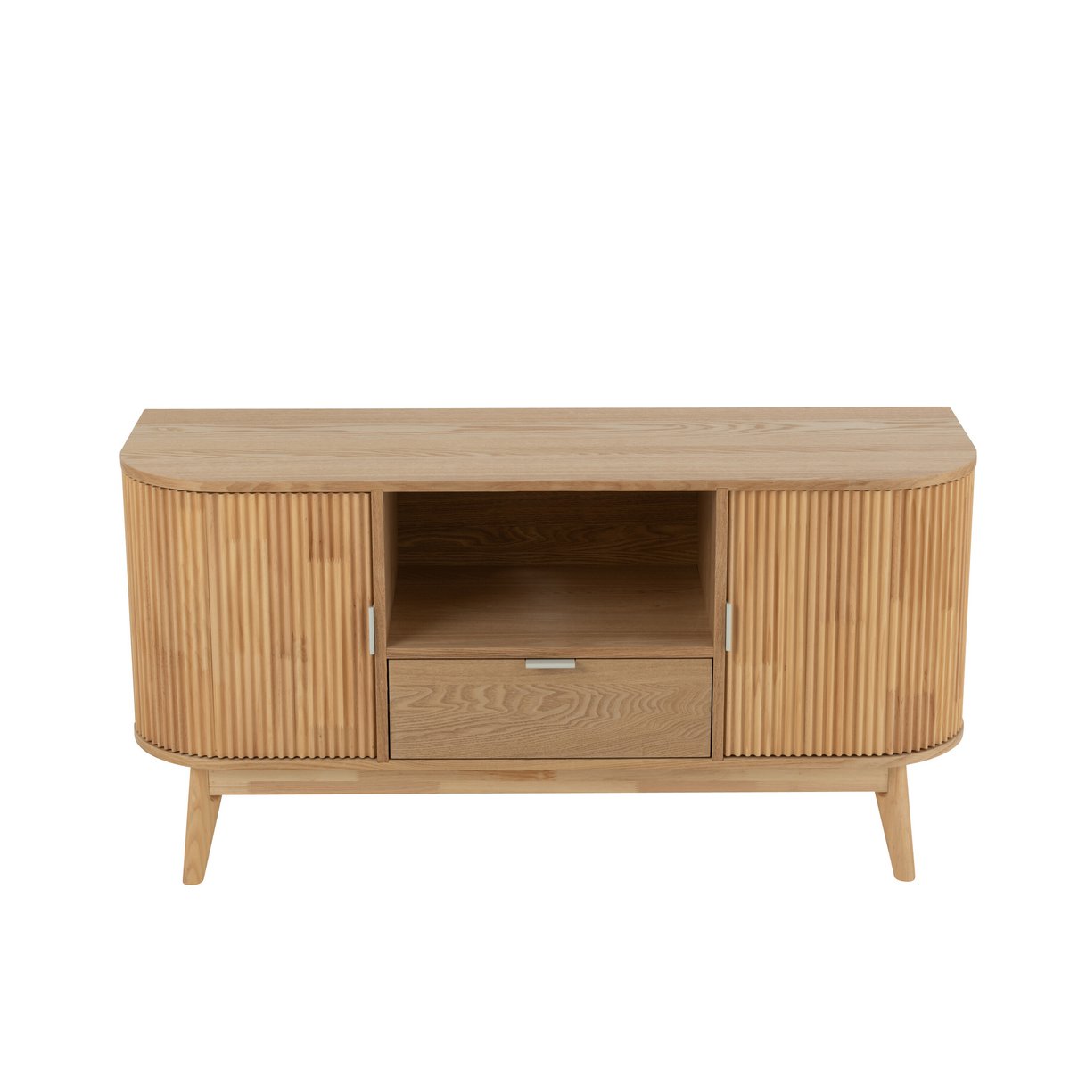 Armoire en j-line ronde mdf / denenhout naturel small