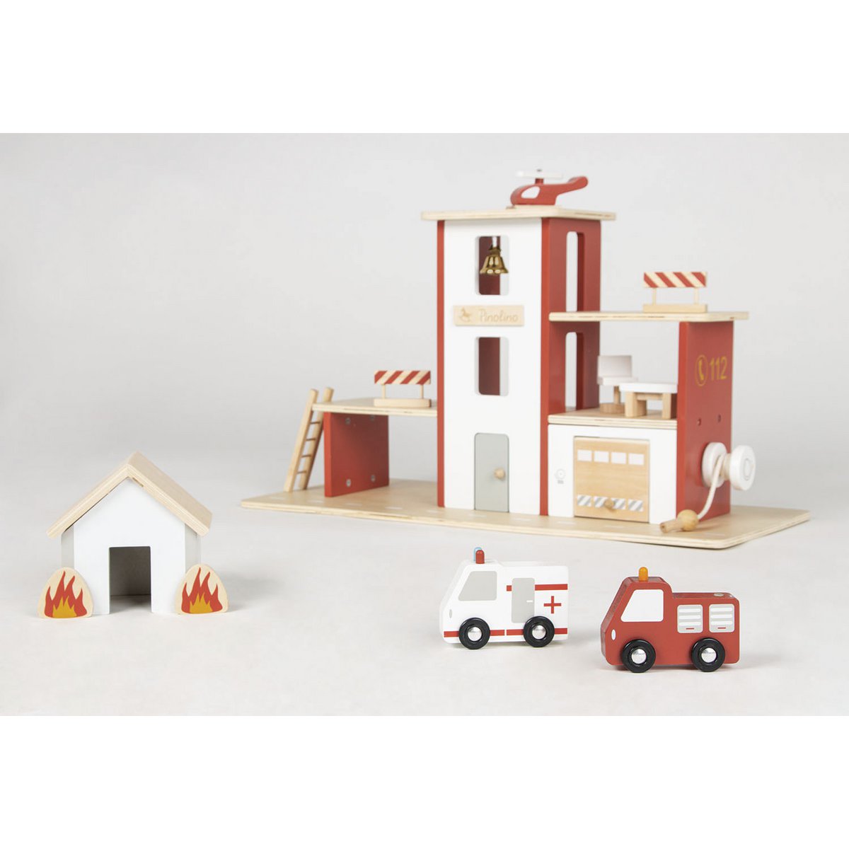 Caserne de pompiers 'Ben' incl. accessoires