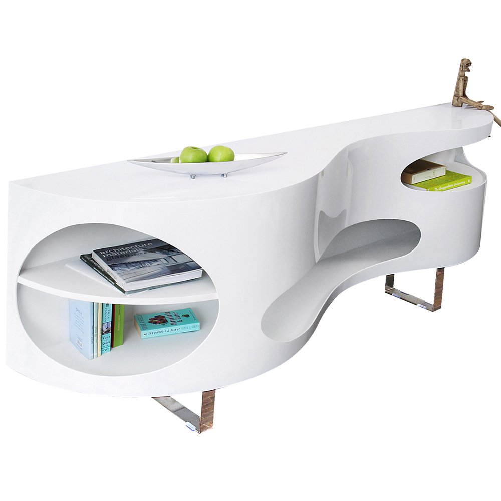 Buffet 200x50x75 cm blanc