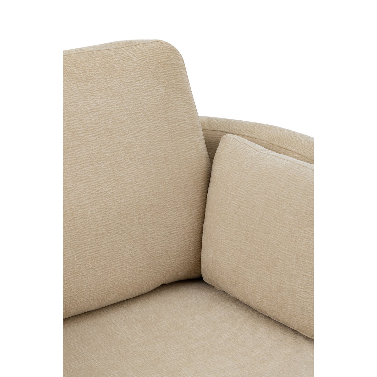 J-Line Chaise longue Swiv Bois de peuplier/Mousse Beige