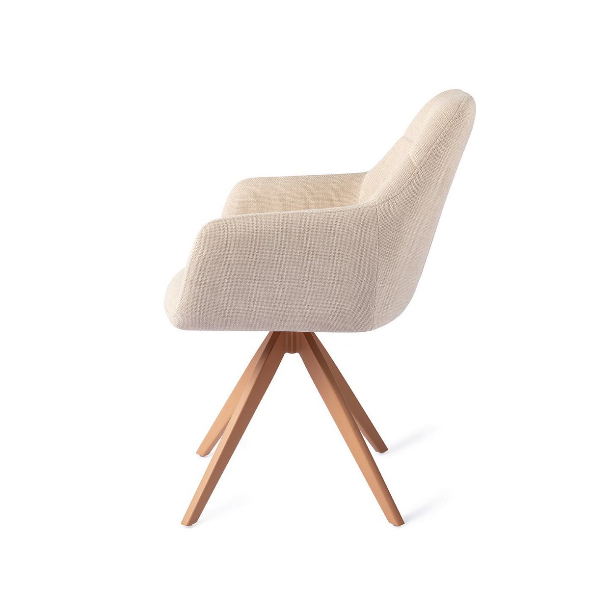 Jesper Home Noto Chaise de salle à manger Turn Peach