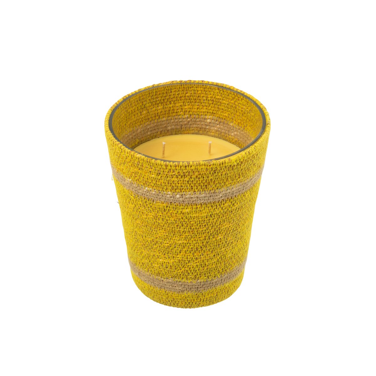 J -line parfumé la bougette cire jaune grande - 75 heures