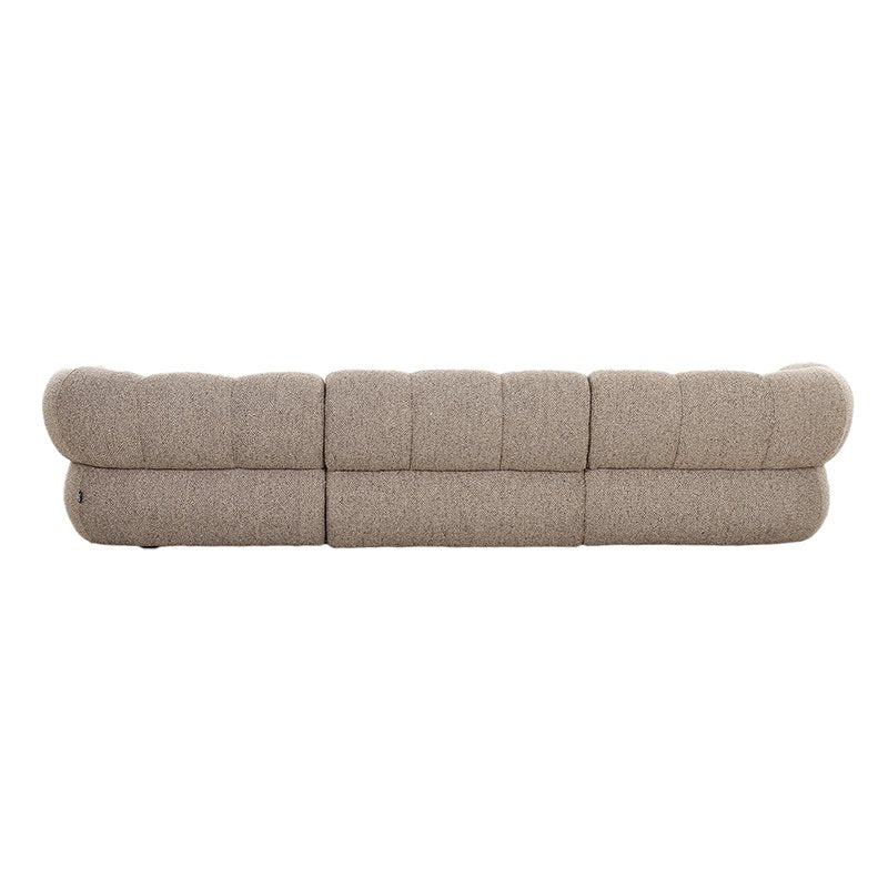 Canapé New York 4 places (Salon droit) Sable Boucle