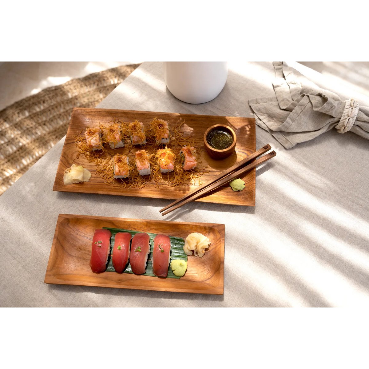 Assiette à Sushi Racine de Teck - S