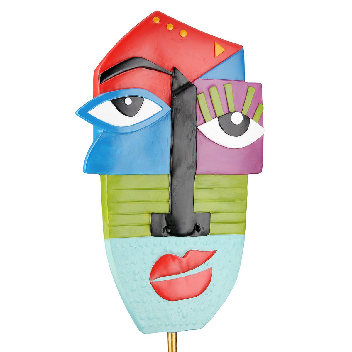 Sculpture visage Mondrian H.52 cm