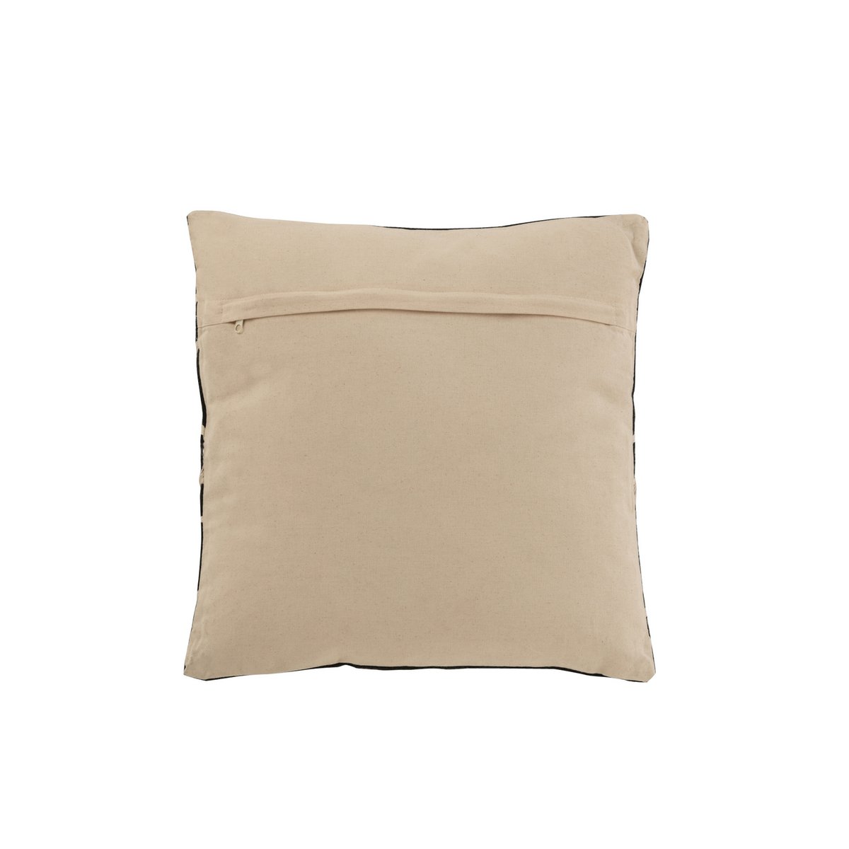 J-Line Coussin Graphic Drawing 2 Coton Noir