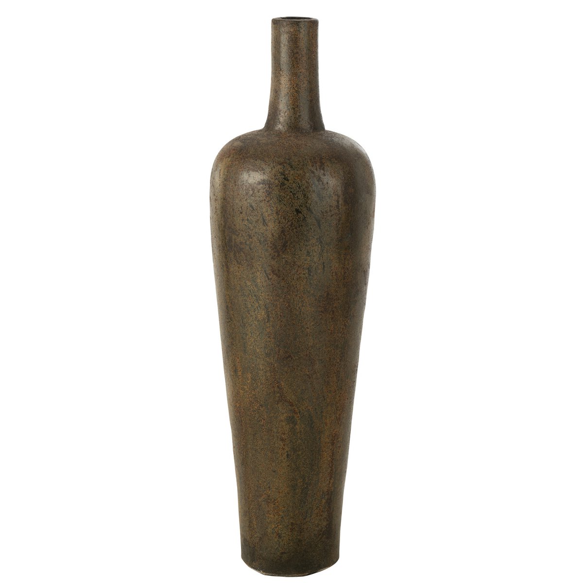 J-Line Vase Victor Ciment Marron Grand