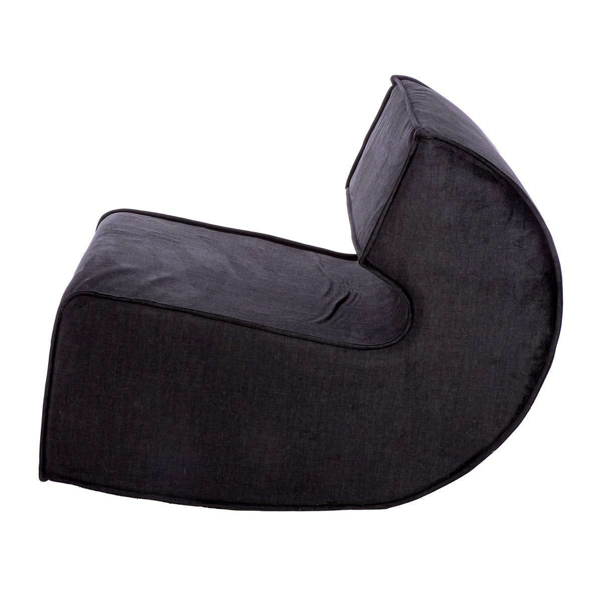 Fauteuil Nobra, noir H.77 cm