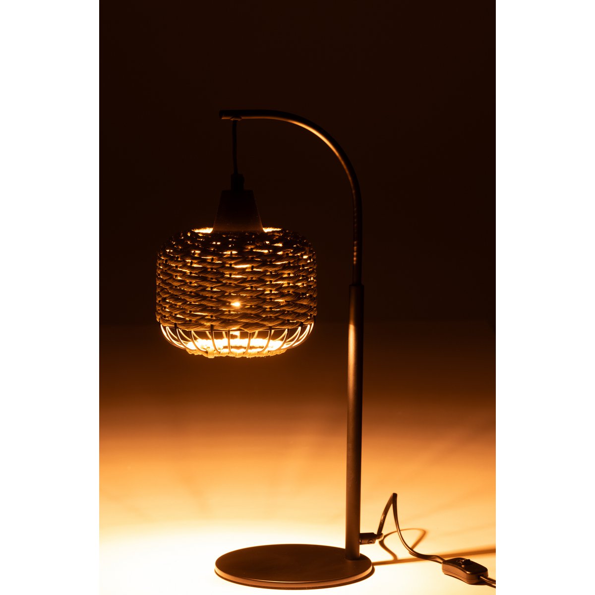 J-Line Lampe Lanterne Métal Vert