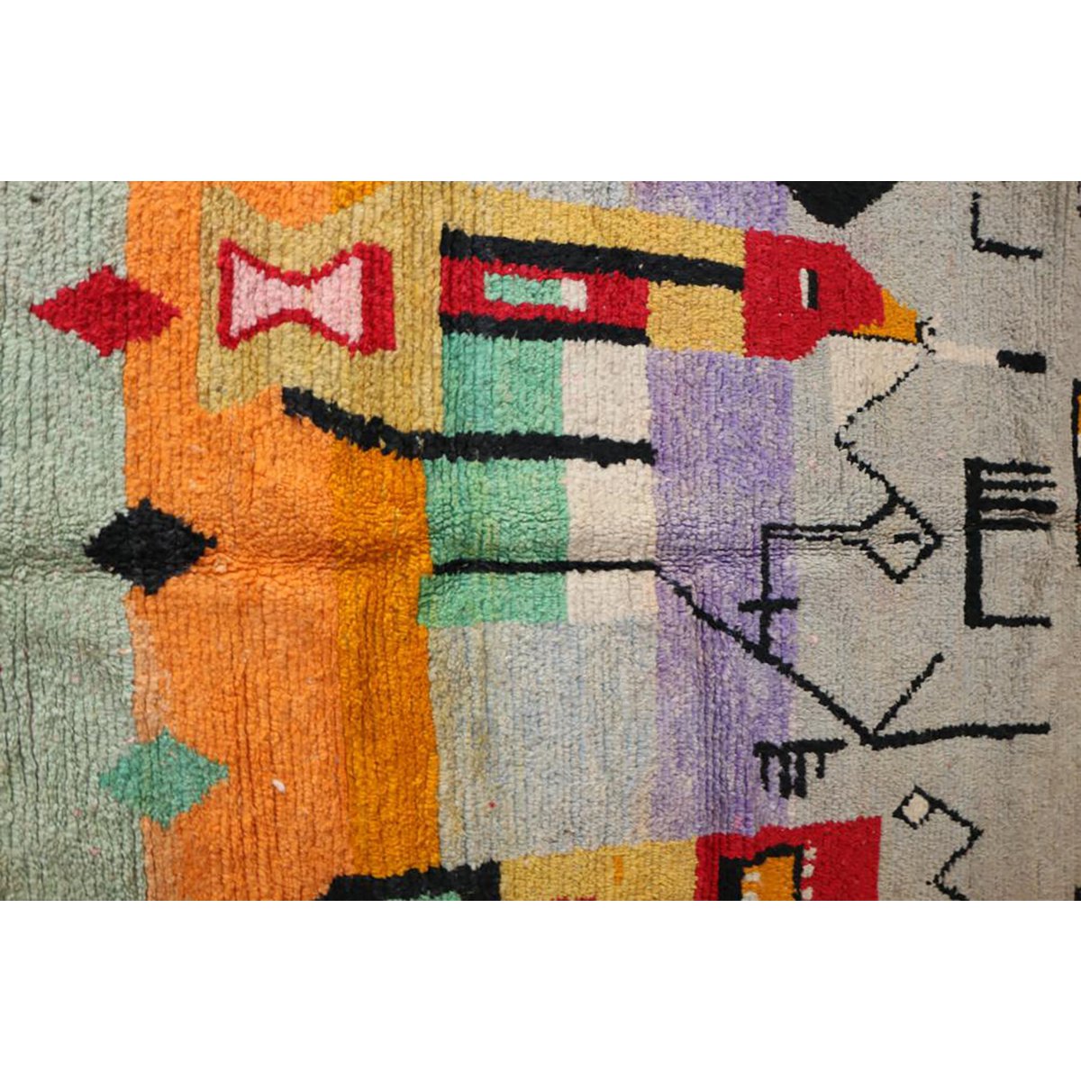 Tapis Berbere marocain pure laine 169 x 268 cm
