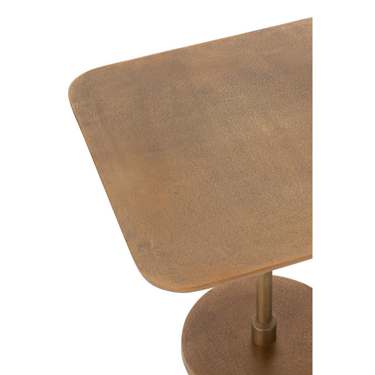 Table J -line - Aluminium - Gold - 2 pièces