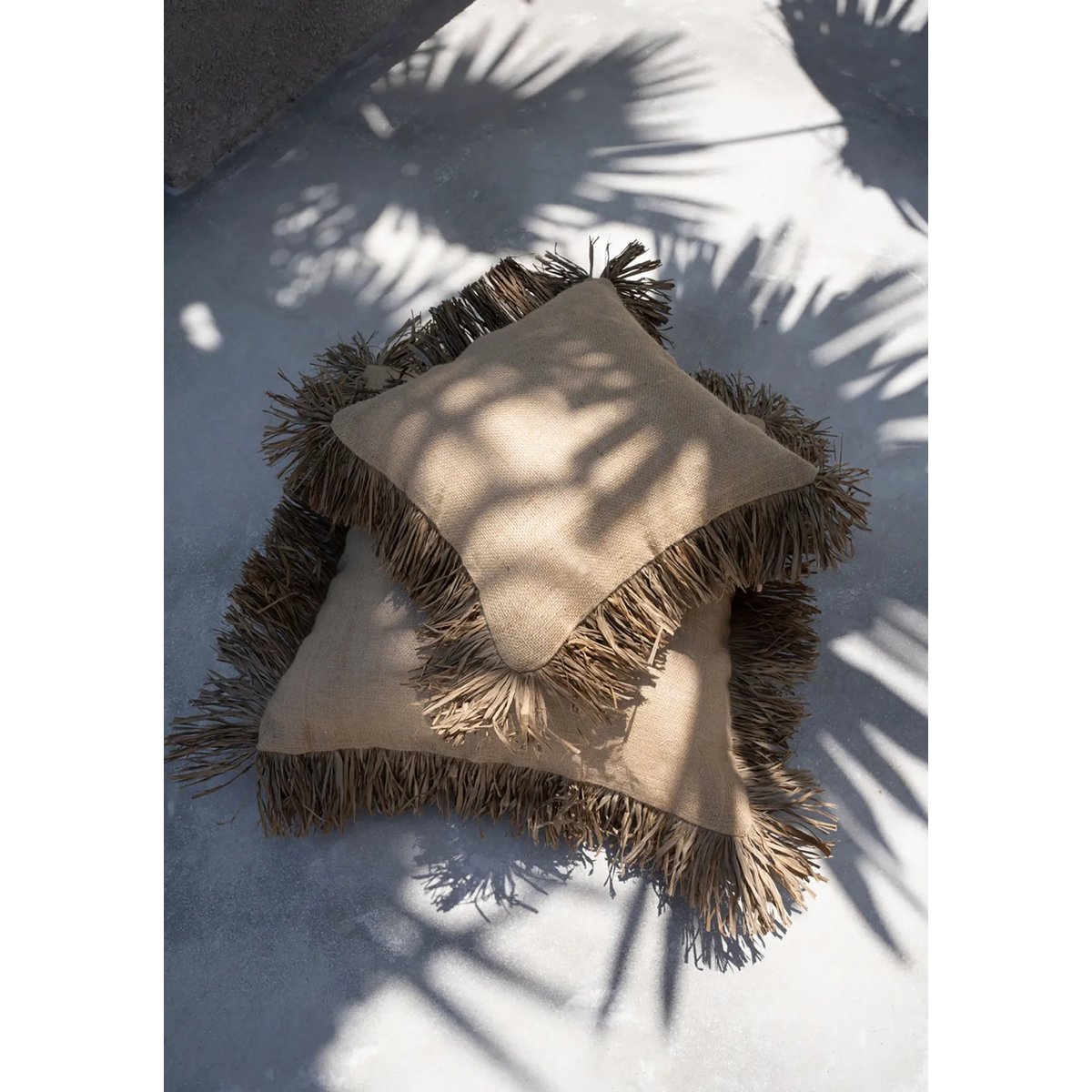 La Housse de Coussin Jute Bonita - Naturel - 40x40