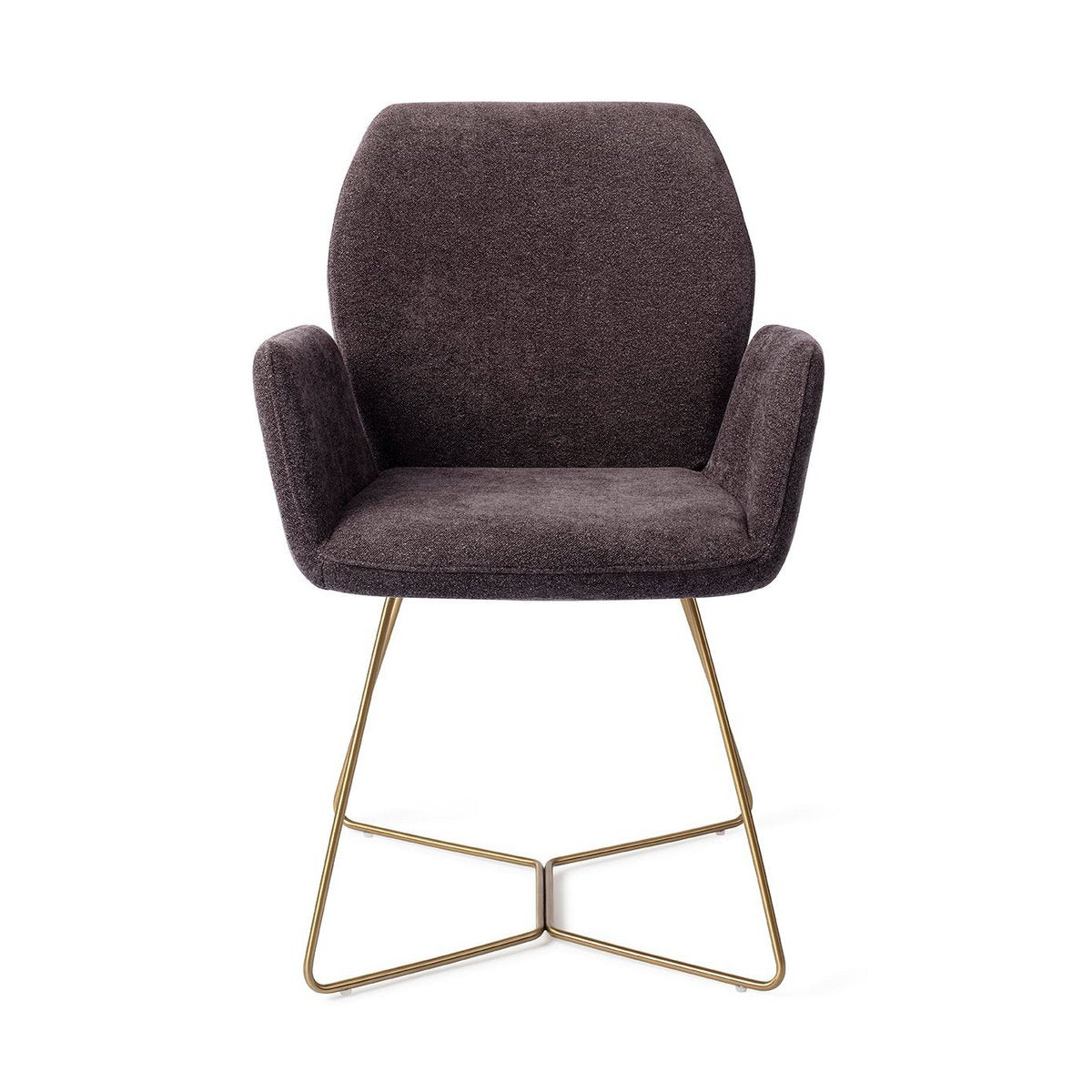 Jesper Home Misaki Chaise de salle à manger Beehive Or