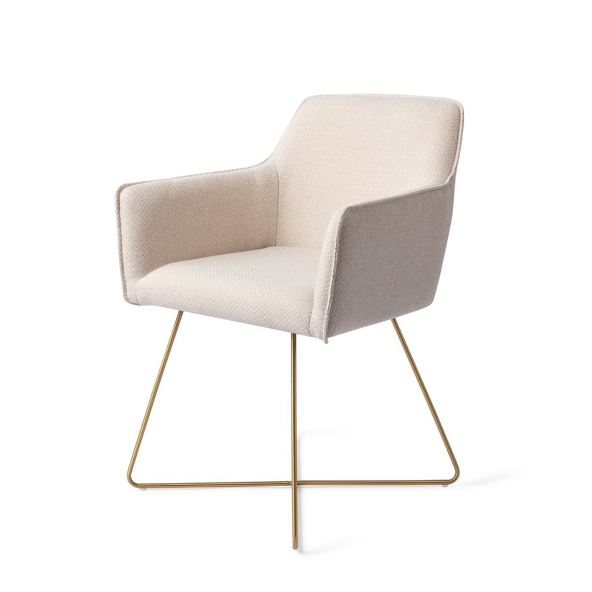 Jesper Home Hofu Chaise de salle à manger Croix Or