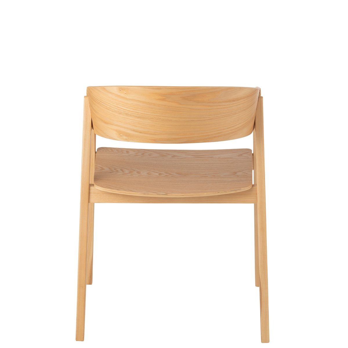 J-Line Chaise Naga Frêne/Corde Naturel
