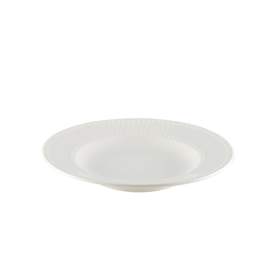 ASSIETTE CREUSE PERLES 22 CM