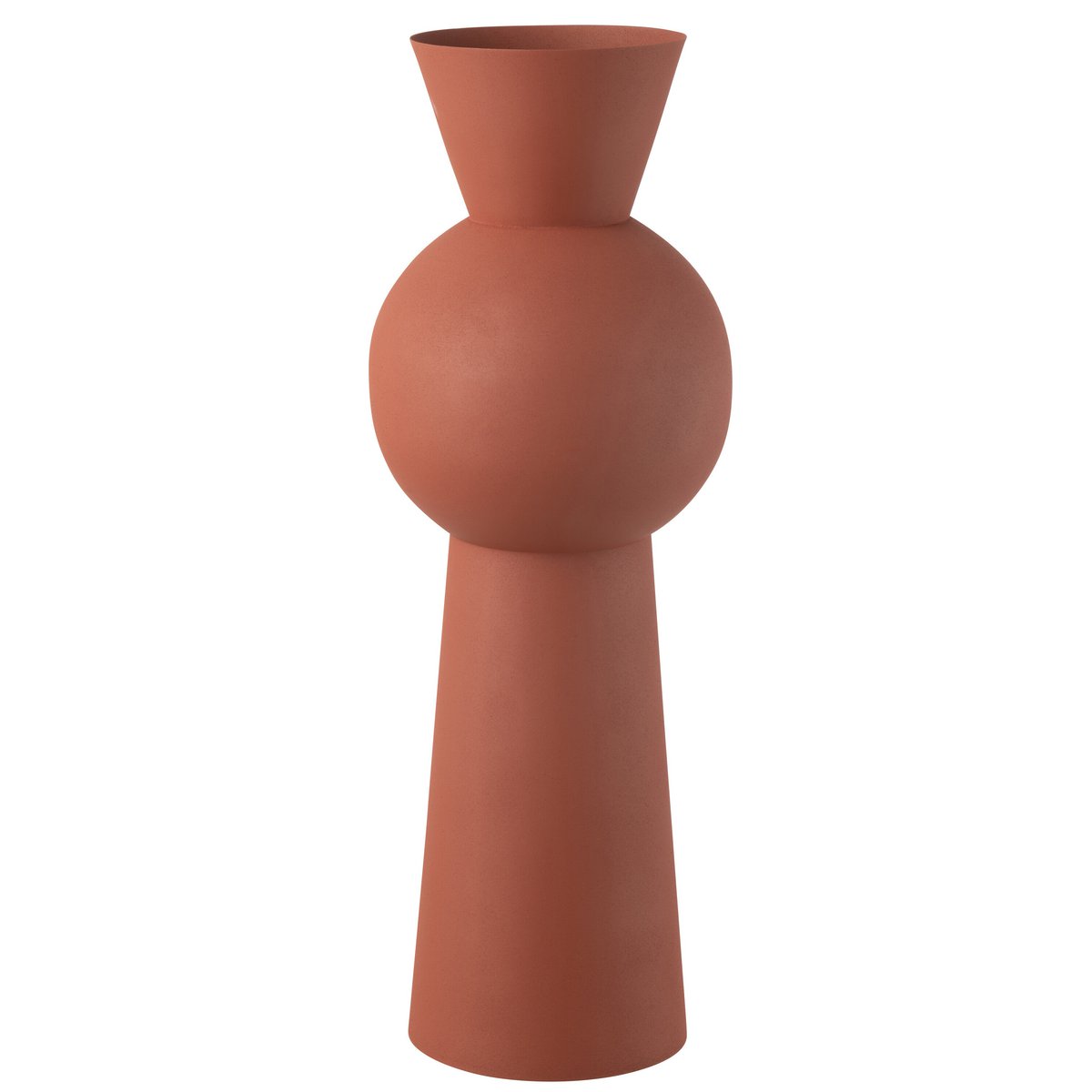 Vase J-Line Nala - fer - rouille - grand - 65 cm de haut