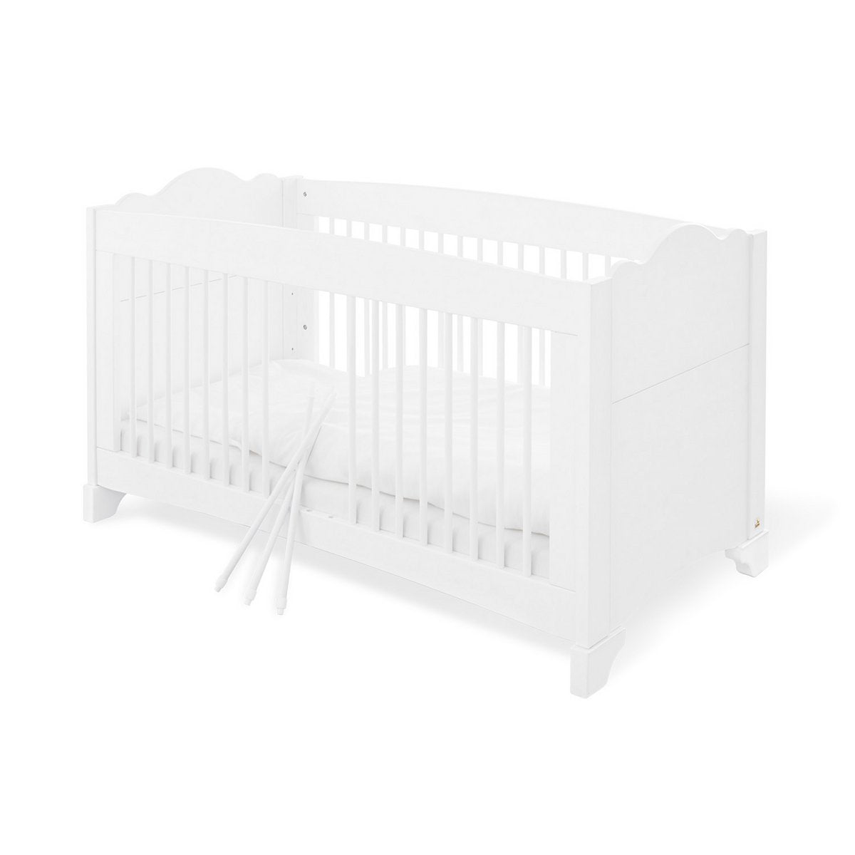 Kit de démarrage 'Pino' large
2 parties : lit bébé, meuble à langer large