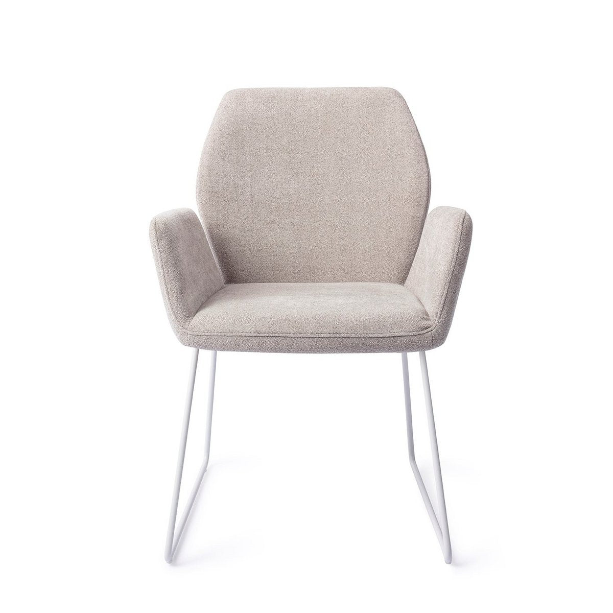 Jesper Home Misaki Eetkamerstoel Toboggan Blanc