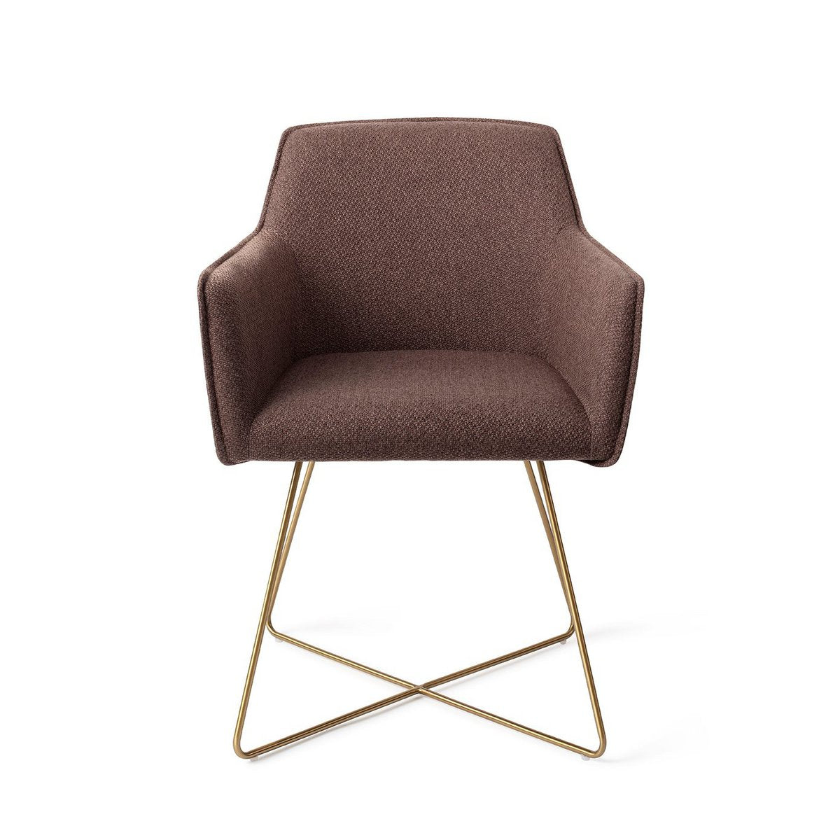 Jesper Home Hofu Chaise de salle à manger Croix Or