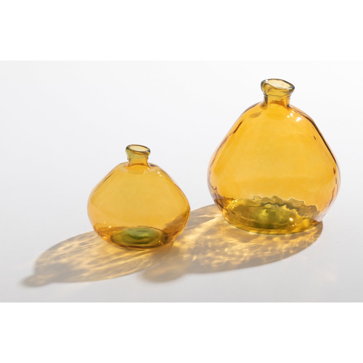 J-Line Vase Laura Verre Ocre Grand