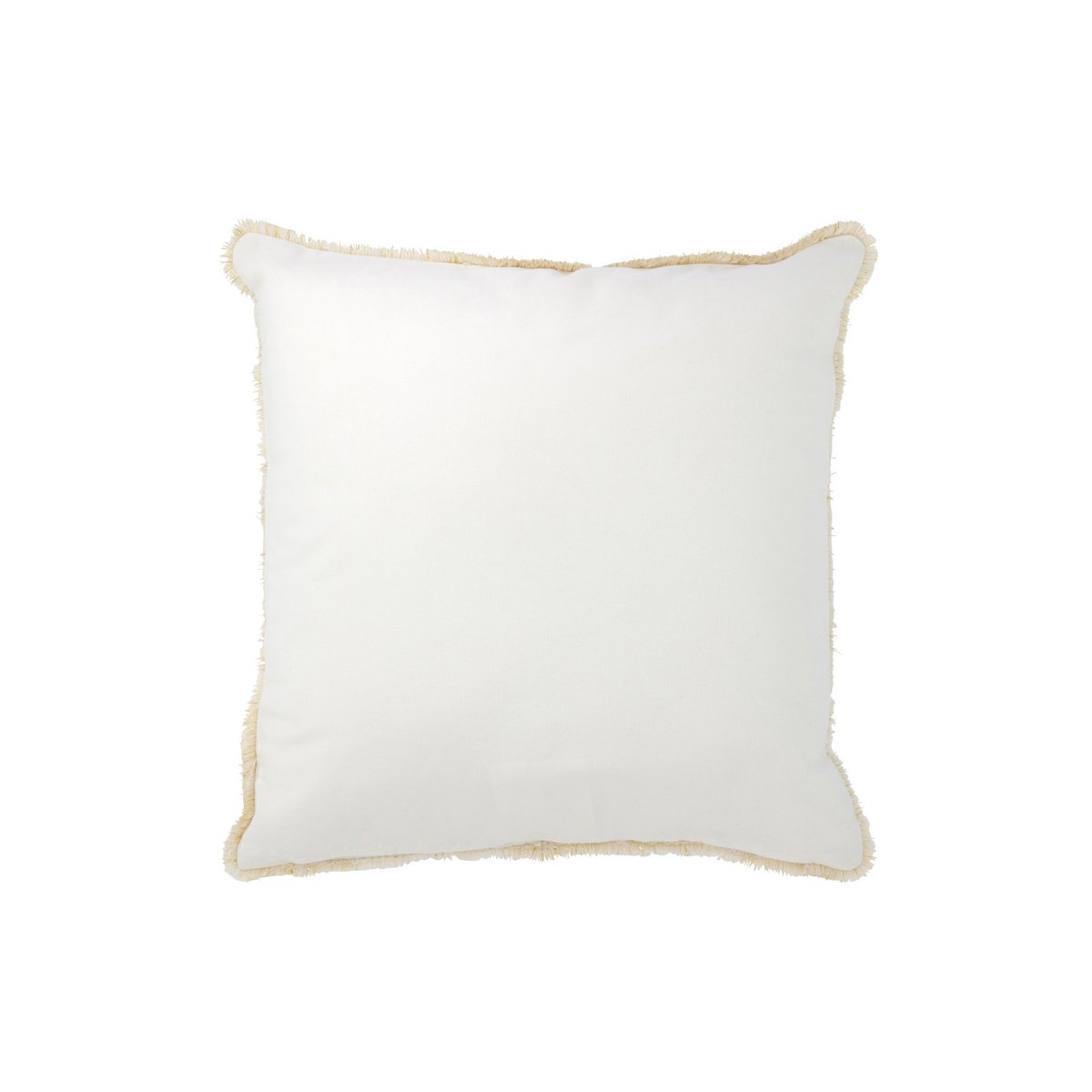 J-Line Coussin Arbre Textile Blanc/Or