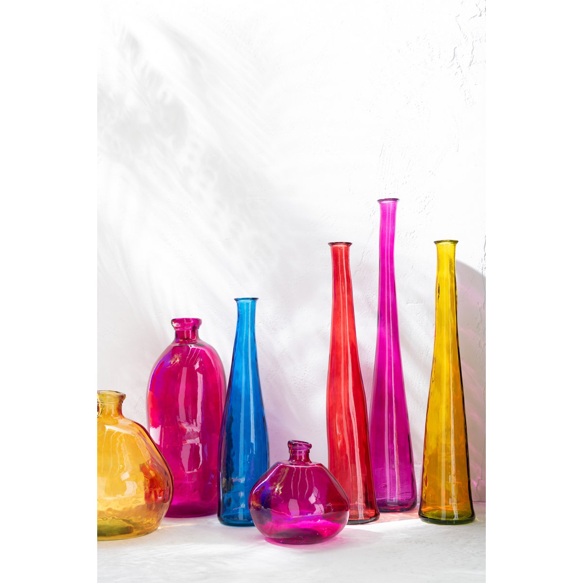 J-Line Vase Laura Verre Ocre Grand