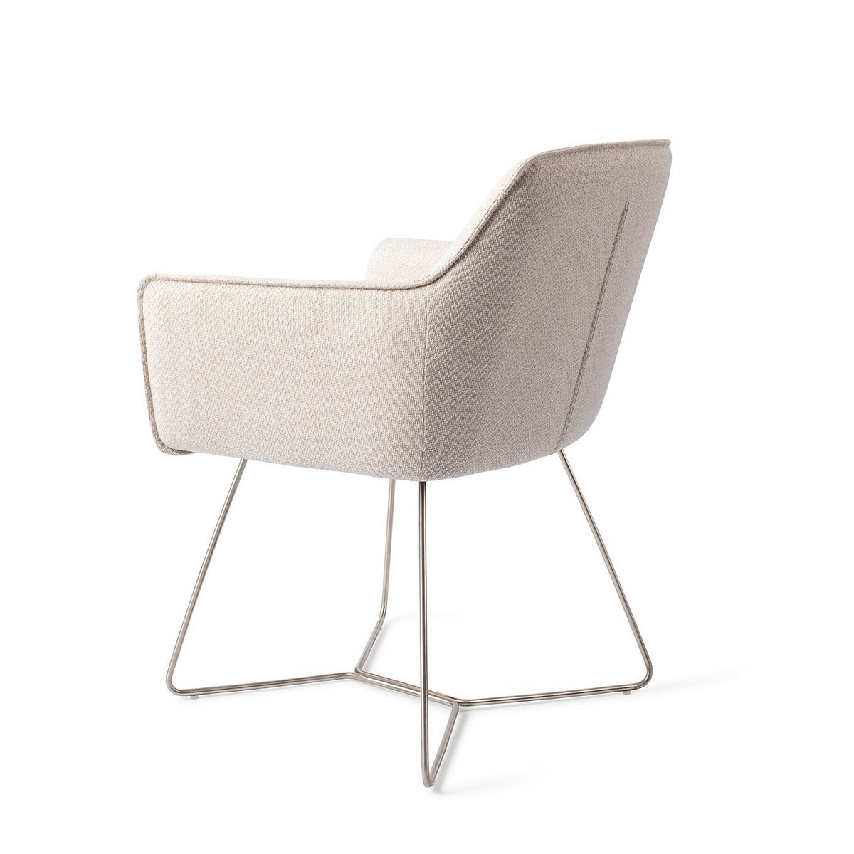 Jesper Home Hofu Chaise de salle à manger Beehive Acier