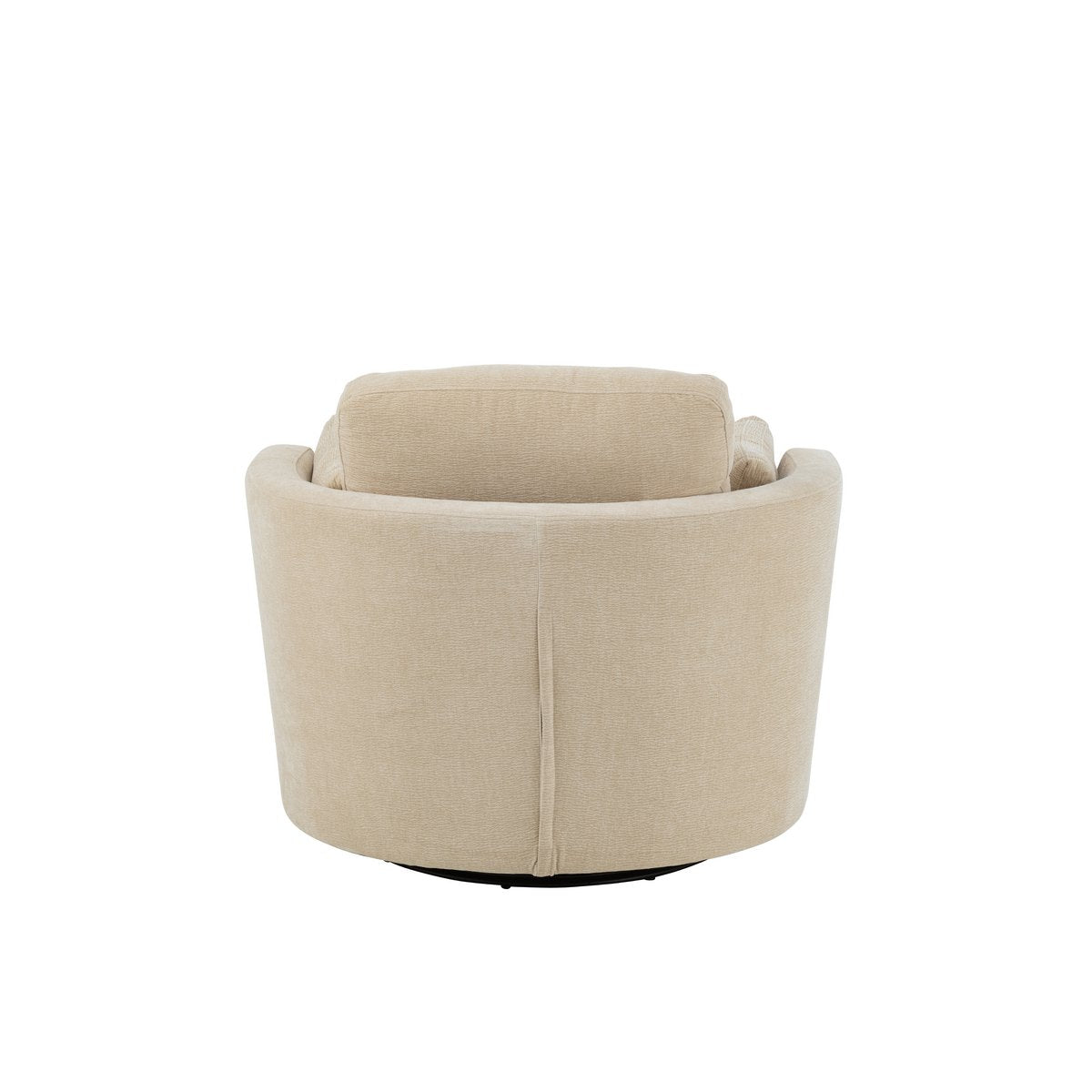 J-Line Chaise longue Swiv Bois de peuplier/Mousse Beige
