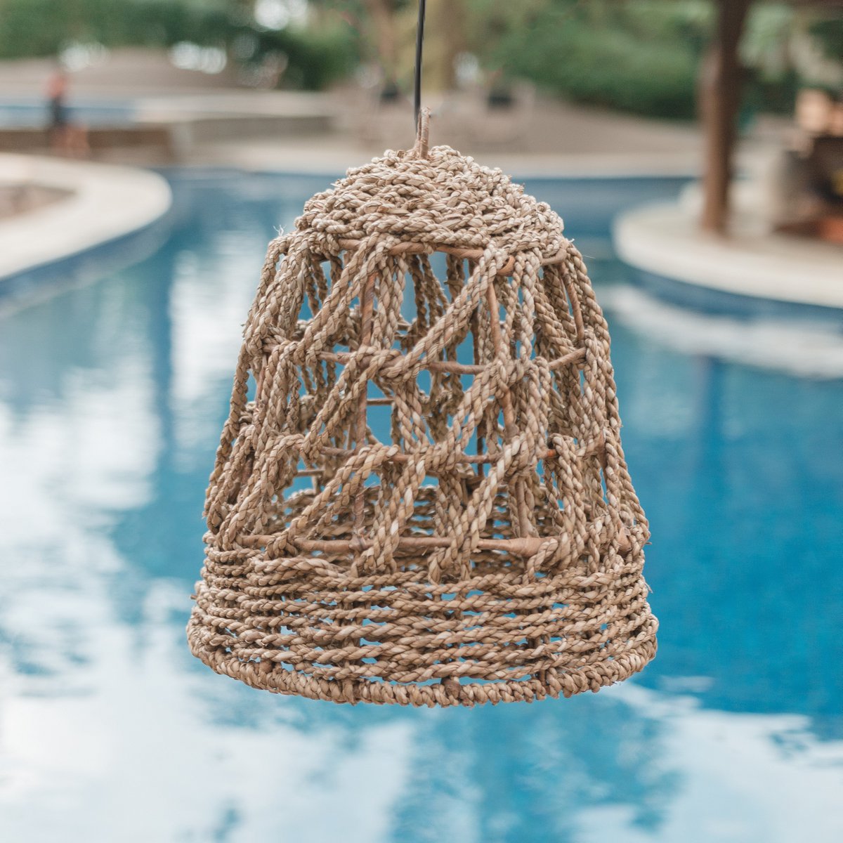 Lampe en jonc de mer | Abat-jour PADANG